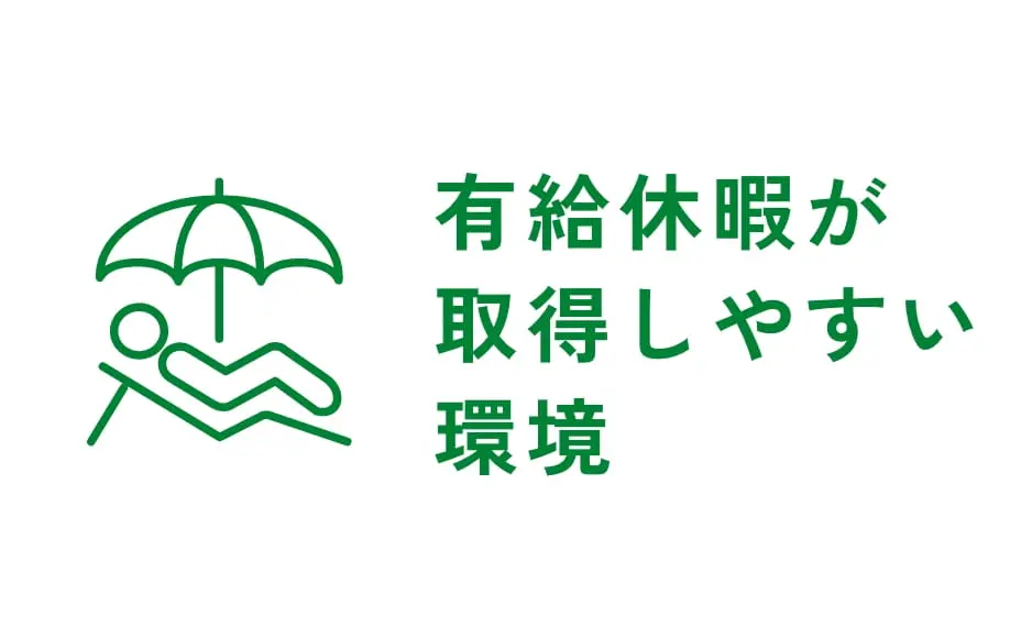 有給休暇が取得しやすい環境